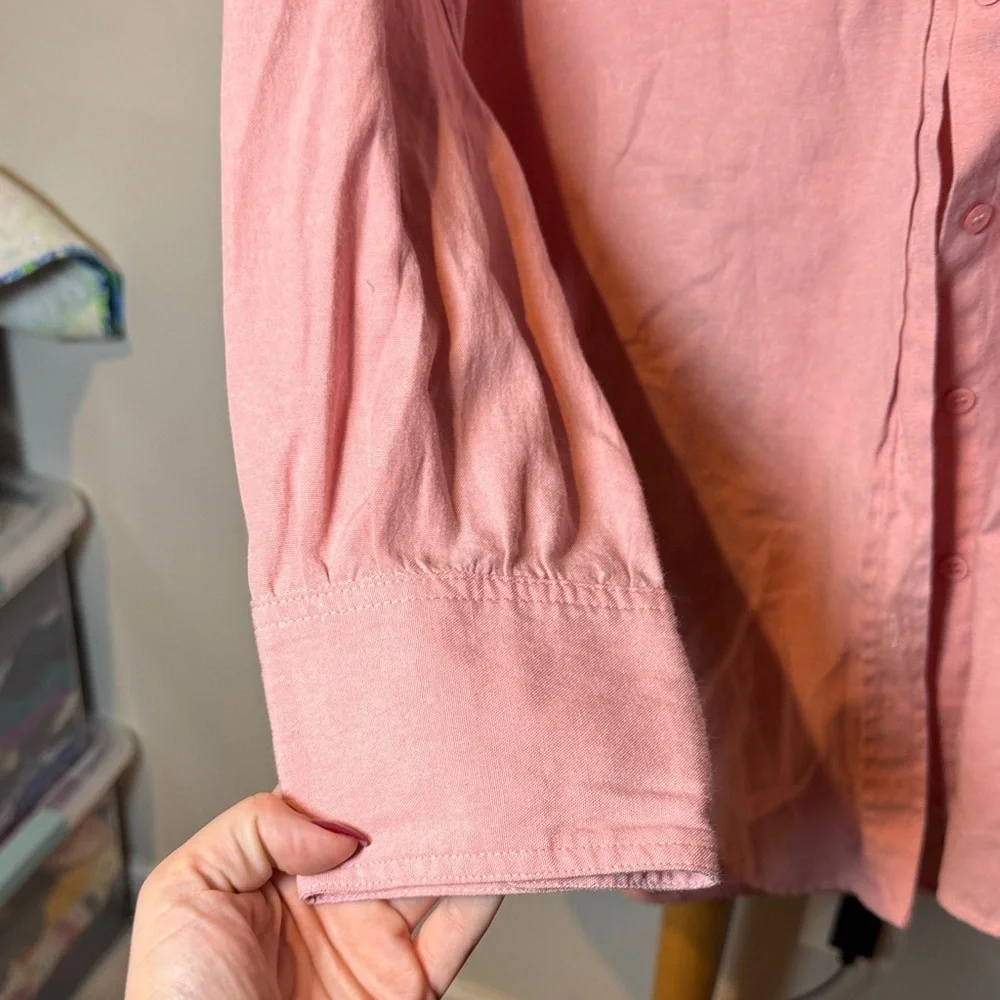 Pomander Place tuckernuck Blush Pink button up blouse